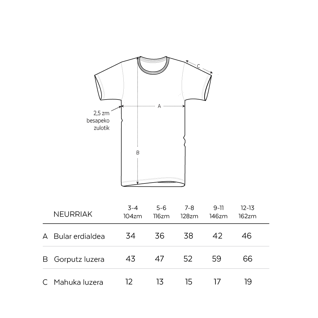 MENDIA GURE BIDEA CAMISETA INFANTIL - Imagen 2