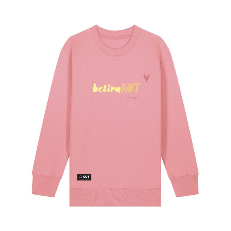BETIRAKOT SUDADERA ROSA INFANTIL