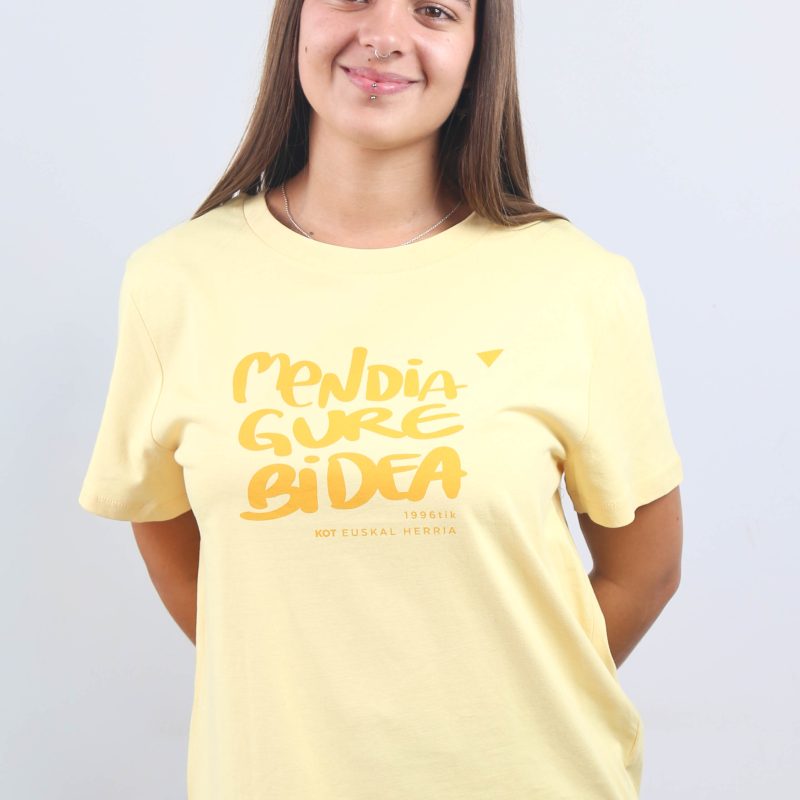 MENDIA GURE BIDEA KAMISETA HORIA