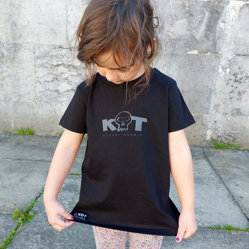 SKULL KAMISETA MAHUKA MOTZA BELTZA HAURRA